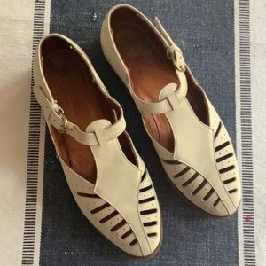 J Peterman Nubuck Sandals 7.5 - vintage!